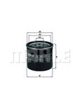 MAHLE ORIGINAL Ölfilter OC 195 Motorölfilter,Filter für Öl VW,AUDI,MERCEDES-BENZ,Golf VII Schrägheck (5G1, BQ1, BE1, BE2),Polo Schrägheck (6R1, 6C1)