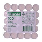 Duni - Finess Teelichte Weiß, Ø 3,9 cm - 100 Stück