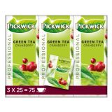 Pickwick - Professional Green Tea Cranberry - 3x 25 Teebeutel