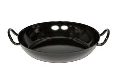 Riess Schlemmerpfanne Emaille Bratpfanne Schwarz 20 cm