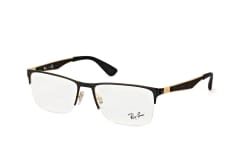 Ray-Ban RX 6335 2890, inkl. Gläser, Rechteckige Brille, Herren