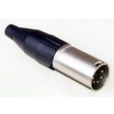 XLR Amphenol AC5M, XLR Stecker, male, 5-polig