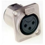 XLR Amphenol AC3FDZ, XLR Einbaubuchse, female