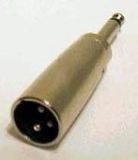 Festadapter 6,3mm Klinkenstecker .XLRmale