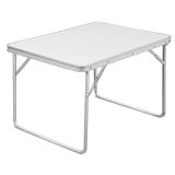 Deuba Camping Klapptisch 80 x 60 x 68 cm weiß