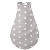 Schlafsack 'Little Stars', 90cm, ganzjährig, aus atmungsaktiver Baumwolle, unisex