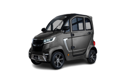 X8 – 2 kW, Blei-Gel-Akku, 45 oder 25 km/h silber - Elektrokabinenroller