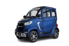 X8 – 2 kW, Blei-Gel-Akku, 45 oder 25 km/h dunkelblau metallic - Elektrokabinenroller