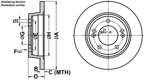 ATE Bremsscheibe 24.0110-0379.1 Bremsscheiben,Scheibenbremsen HYUNDAI,KIA,i30 (GD),i30 CW (GD),i30 Coupe,i30 Hatchback Van (GDE)