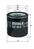 MAHLE ORIGINAL Ölfilter OC 1014 Motorölfilter,Filter für Öl FORD,VOLVO,Transit Custom V362 Kastenwagen (FY, FZ),V50 (545),XC60 (156),V70 III (135)