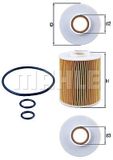 MAHLE ORIGINAL Ölfilter OX 163/4D Motorölfilter,Filter für Öl OPEL,HONDA,VAUXHALL,Corsa C Schrägheck (X01),Meriva A (X03),Astra H Caravan (A04)