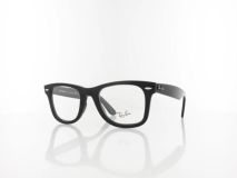 Ray-Ban Wayfarer RX 4340V 2000, inkl. Gläser, Quadratische Brille, Unisex