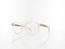 WOOD FELLAS Solln 10935 walnut/gold, inkl. Gläser, Runde Brille, Unisex
