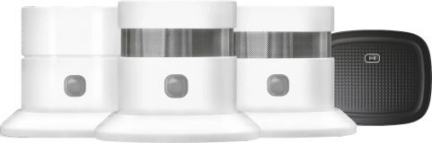 KlikAanKlikUit ZSDR-850 (3 Jahre) Doppelpack + Kohlenmonoxidmelder + Smart Bridge