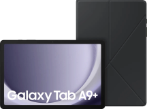 Samsung Galaxy Tab A9 Plus 11 Zoll 64GB Wi-Fi Grau + Book Case Schwarz