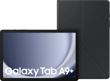 Samsung Galaxy Tab A9 Plus 11 Zoll 64GB Wi-Fi Blau + Book Case Schwarz