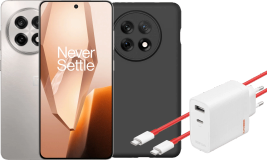 OnePlus 13R 256GB Weiß 5G + Zubehörpaket