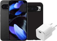 Google Pixel 9 128GB Schwarz 5G + Zubehörset