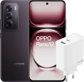 OPPO Reno12 256GB Schwarz 5G + OPPO SuperVOOC Ladegerät 80 W mit 2 Anschlüssen