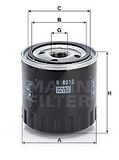 MANN-FILTER Ölfilter W 8013 Motorölfilter,Filter für Öl RENAULT,NISSAN,SUZUKI,MEGANE III Grandtour (KZ0/1),Scénic III (JZ0/1_)