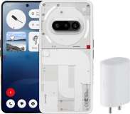 Nothing Phone (3a) 256GB Weiß 5G + Nothing Power-Delivery-Ladegerät 45 W Weiß