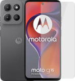 Motorola Moto G15 Power 256GB Grau 4G + Just in Case Tempered Glass Displayschutz