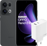 OPPO Reno13 Pro 512GB Schwarz 5G + OPPO SuperVOOC Ladegerät 80 W mit 2 Anschlüssen