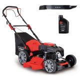 Benzin-Rasenmäher MS225-56 scheppach - 6PS | 56cm Schnittbreite | Antrieb | 65L Fangbox