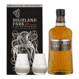 Highland Park 12 Years + 2 Gläser 70cl Whisky