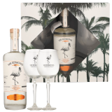 Sir Edmond Bourbon Vanilla Infused Gin + 2 Copa Gläser 70cl - Vanille