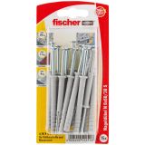 Nageldübel N mit Schraube, 15 Stück