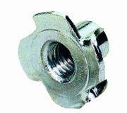 Stahl-Einschlagmutter mit Gewinde, M6, Ø9 / 19 mm, Stahl, verzinkt