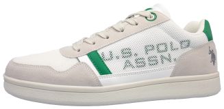 US Polo Alcor002-WHI/GRE01 Weiß white/ green