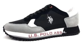 US Polo CLEEF001-BLK-LGR01 Schwarz Black/grey