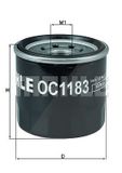 MAHLE ORIGINAL Ölfilter OC 1183 Motorölfilter,Filter für Öl MAZDA,CX-5 (KE, GH),6 Kombi (GJ, GL),3 Schrägheck (BM, BN),CX-5 (KF),CX-3 (DK)