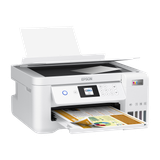 EcoTank ET-2856|Multifunktionsdrucker|Farbe|Tintenstrahl|nachfüllbar|A4 (Medien)|bis zu 10 Seiten/Min. (Drucken)|100 Blatt|USB, Wi-Fi|Weiss