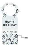 Spieluhr "Happy Birthday" als Geschenkanhänger für Flaschen zum Geburtstag