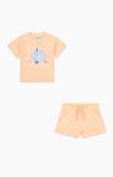 Set mit T-Shirt und Shorts aus leichter Baumwolle