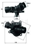 MAHLE Thermostat, Kühlmittel mit Dichtung für BMW 7789014 11517787113 7787113 TI 234 88