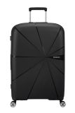 American Tourister StarVibe Trolley 77cm mit 4 Rollen, Erweiterbar + GRATIS HOTELGUTSCHEIN Schwarz