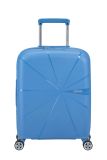 American Tourister StarVibe Handgepäck Trolley 55cm mit 4 Rollen, Erweiterbar + GRATIS HOTELGUTSCHEIN Tranquil Blue