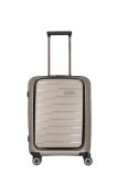 Travelite Air Base Trolley S, 4 Rollen mit Vortasche Champagner