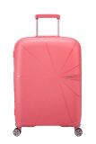 American Tourister StarVibe Trolley 67cm mit 4 Rollen, Erweiterbar + GRATIS HOTELGUTSCHEIN Sun Kissed Coral