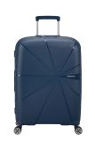 American Tourister StarVibe Trolley 67cm mit 4 Rollen, Erweiterbar + GRATIS HOTELGUTSCHEIN Navy