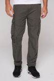 CAMP DAVID Leichte Cargohose mit Label Prints - mud | 31