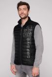 CAMP DAVID Leichte Steppweste mit Softshell-Details - black | 4XL