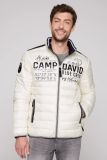 CAMP DAVID Leichte Steppjacke mit Logo Prints und Tapes - kitt | XXXL