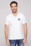 CAMP DAVID Basic Pikee-Polo mit Logo-Stickerei - opticwhite | 4XL