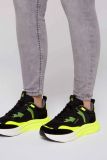 SOCCX Sneaker im Materialmix mit Dip-Dye-Sohle - black | 37