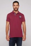 CAMP DAVID Pikee-Polo mit Label Patches und Stickereien - burgundy | S